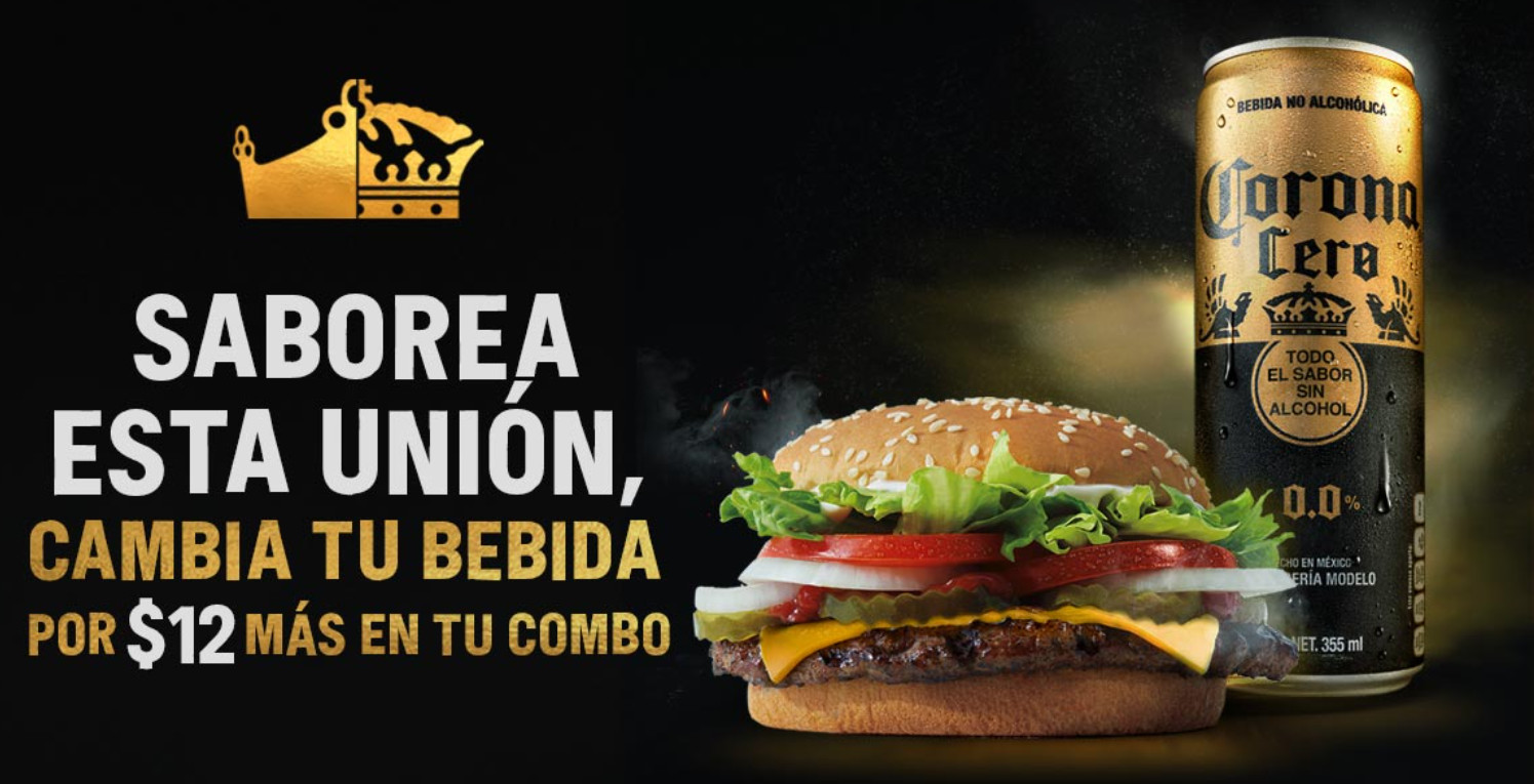 Corona y Burger King crean paquete con cerveza