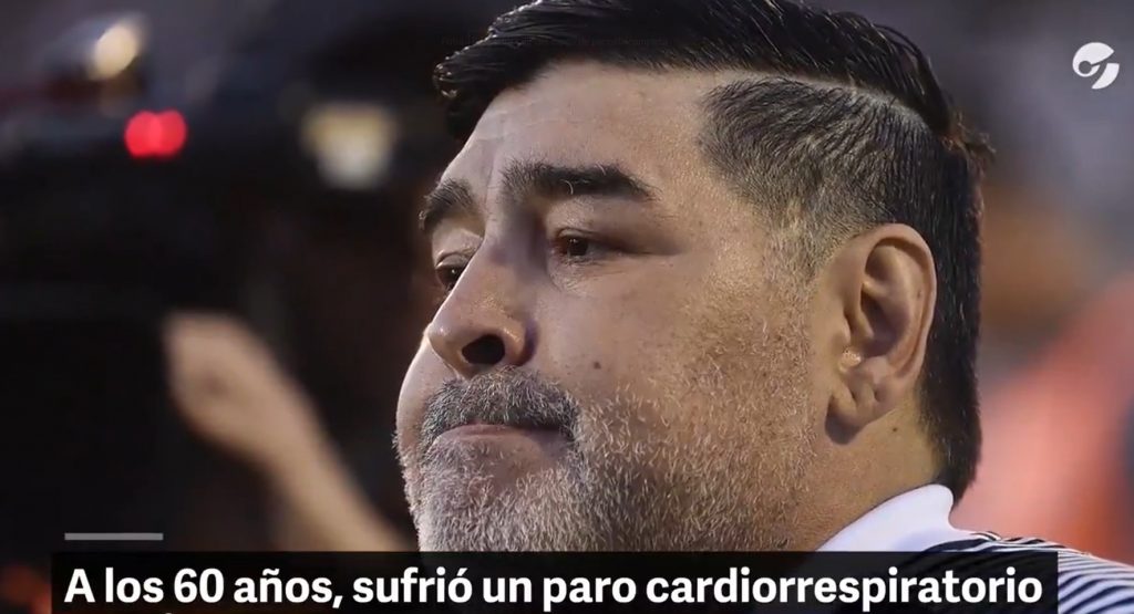 Muere el 10, Diego Armando Maradona a los 60 años