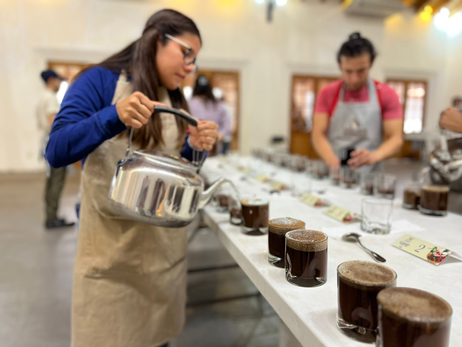 Calufe, patrocinador presidencial en el certamen internacional Taza de Excelencia 2023.