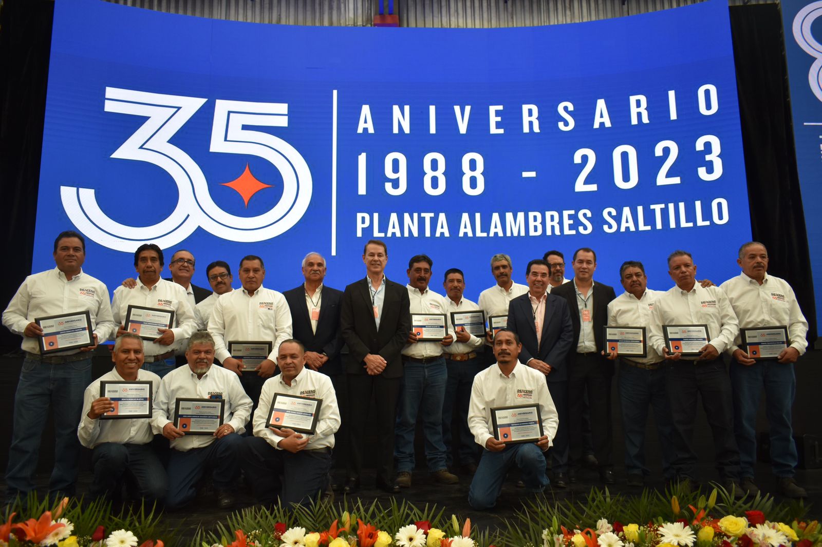 Grupo DEACERO celebra el 35 aniversario de la Planta de Alambres Saltillo
