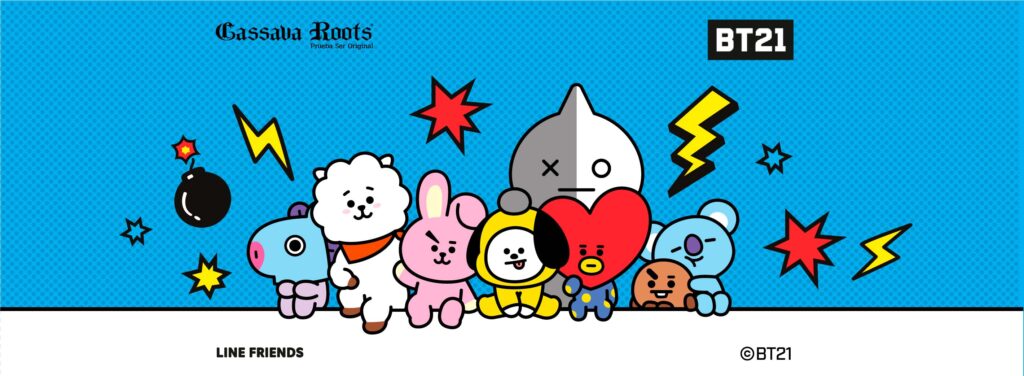 BT21 y Cassava Roots: la combinación perfecta de sabor y diversión
