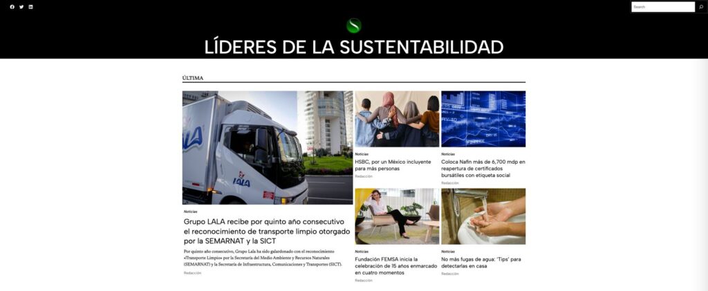 Lanzan el portal Líderes de la Sustentabilidad