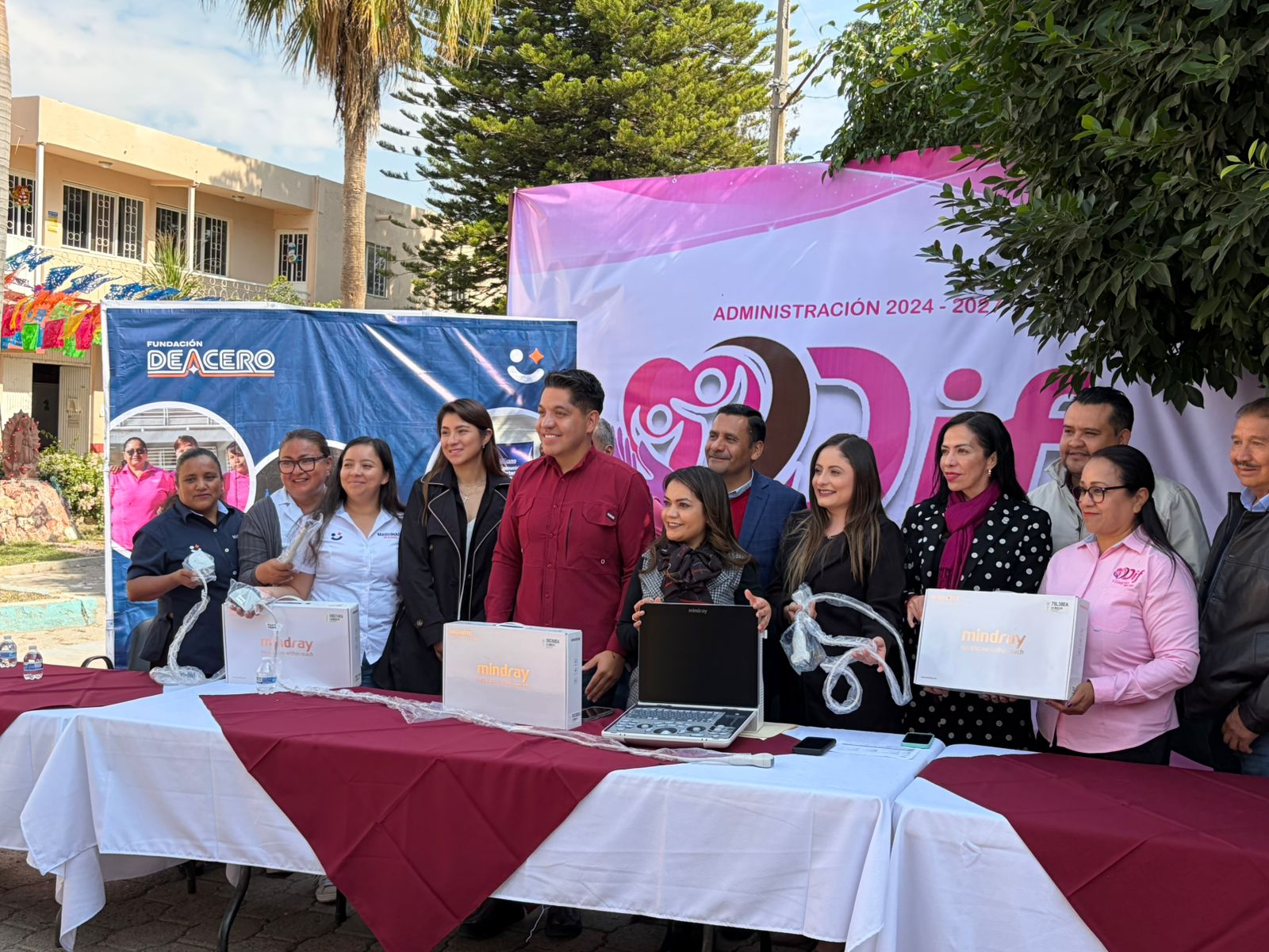 Fundación DEACERO entrega equipo de ultrasonido al DIF del municipio de Villagrán, Guanajuato